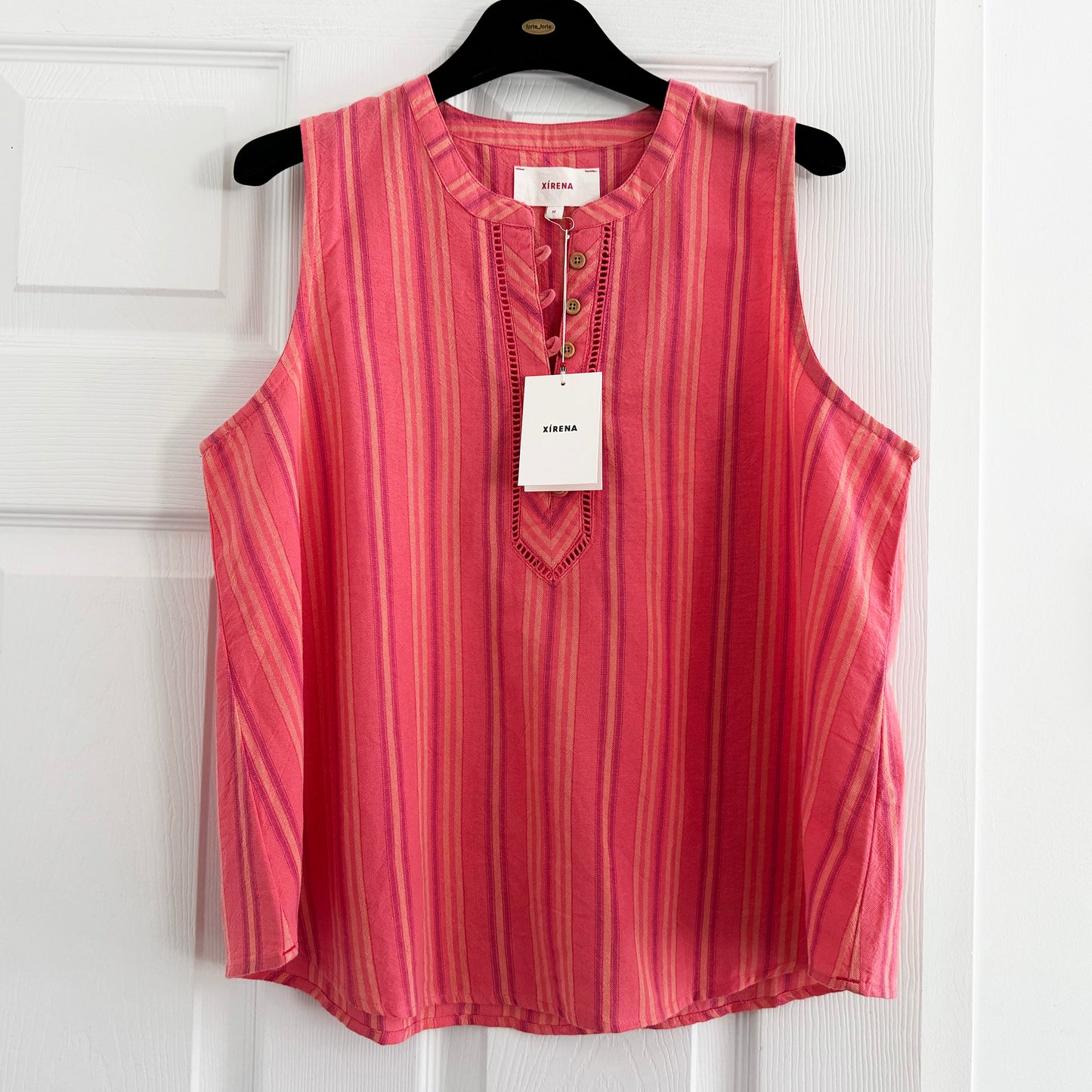 Xirena "Twyla" Top in "Sunset Rose", size Medium