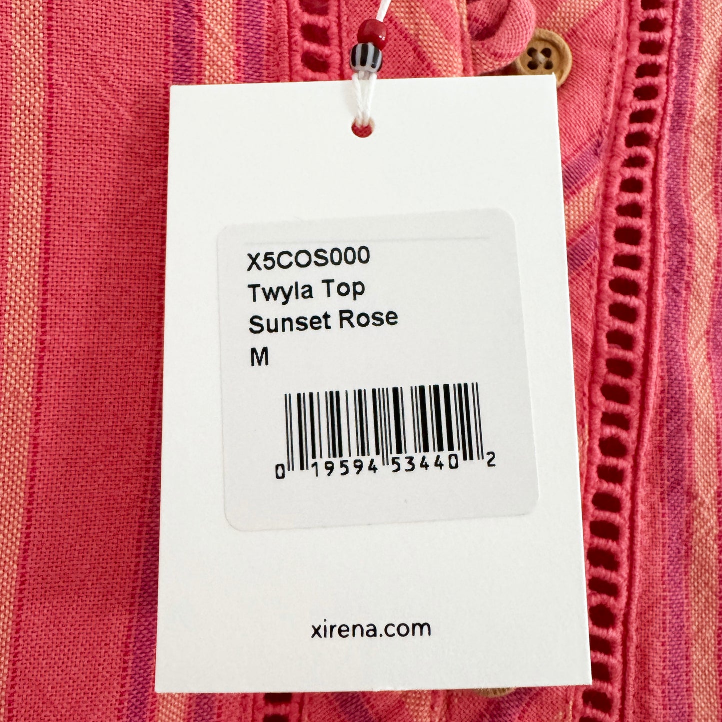 Xirena "Twyla" Top in "Sunset Rose", size Medium