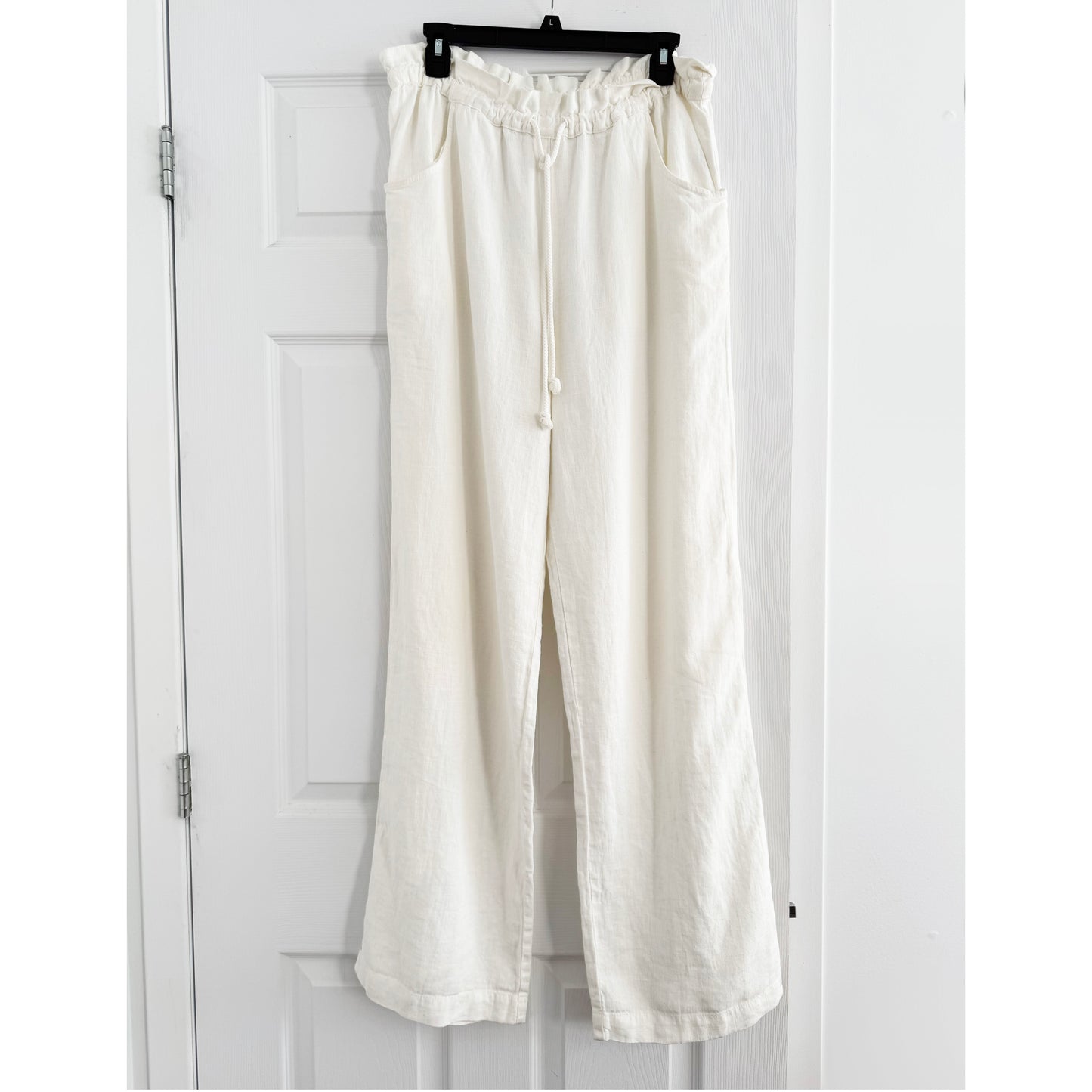 Xirena "Talyn" Linen Pants in White, size Large