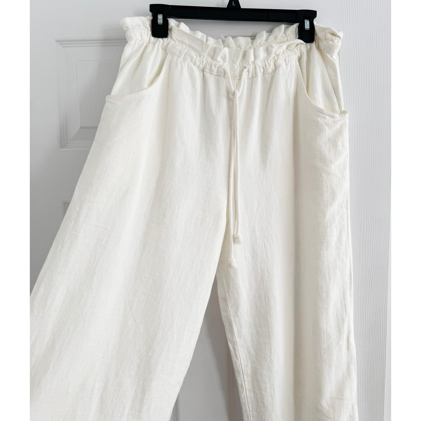 Xirena "Talyn" Linen Pants in White, size Large