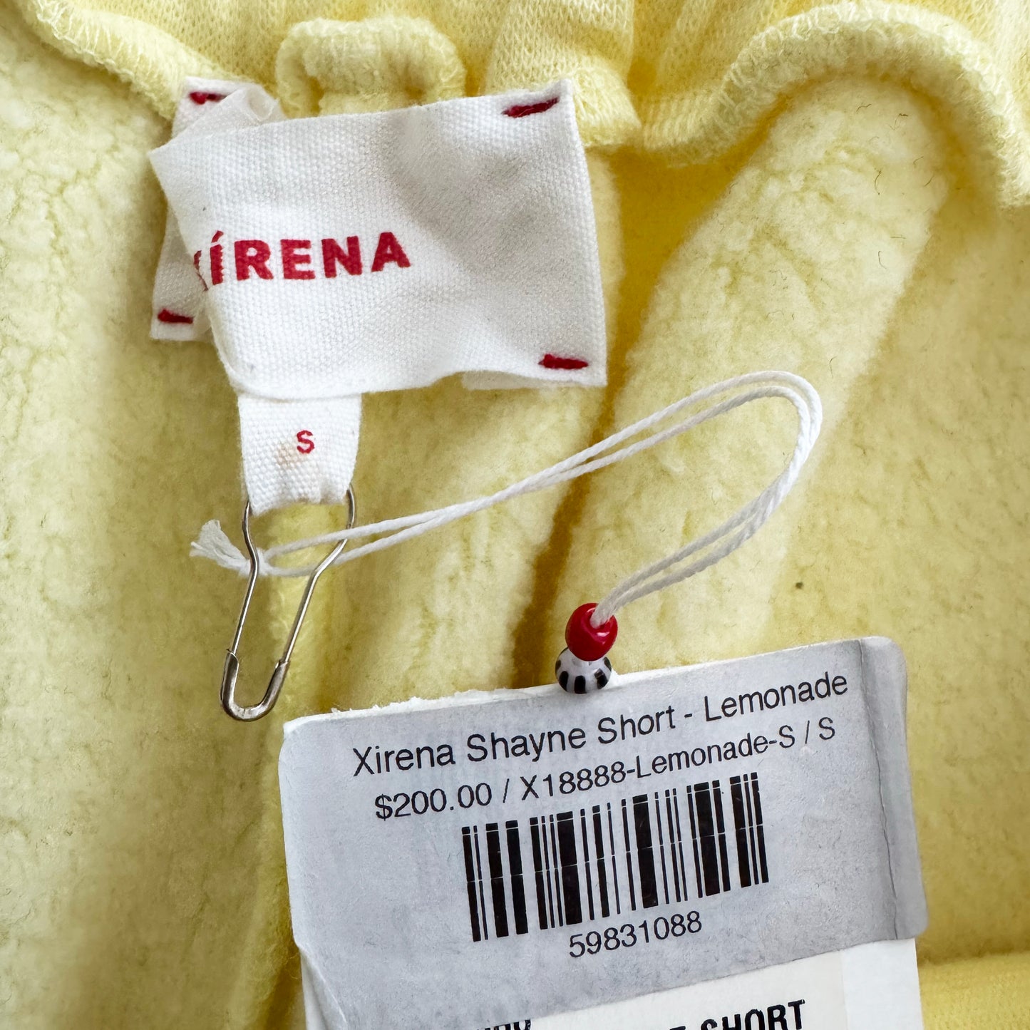 Xirena "Shayne" Shorts in Lemonade, Size Small