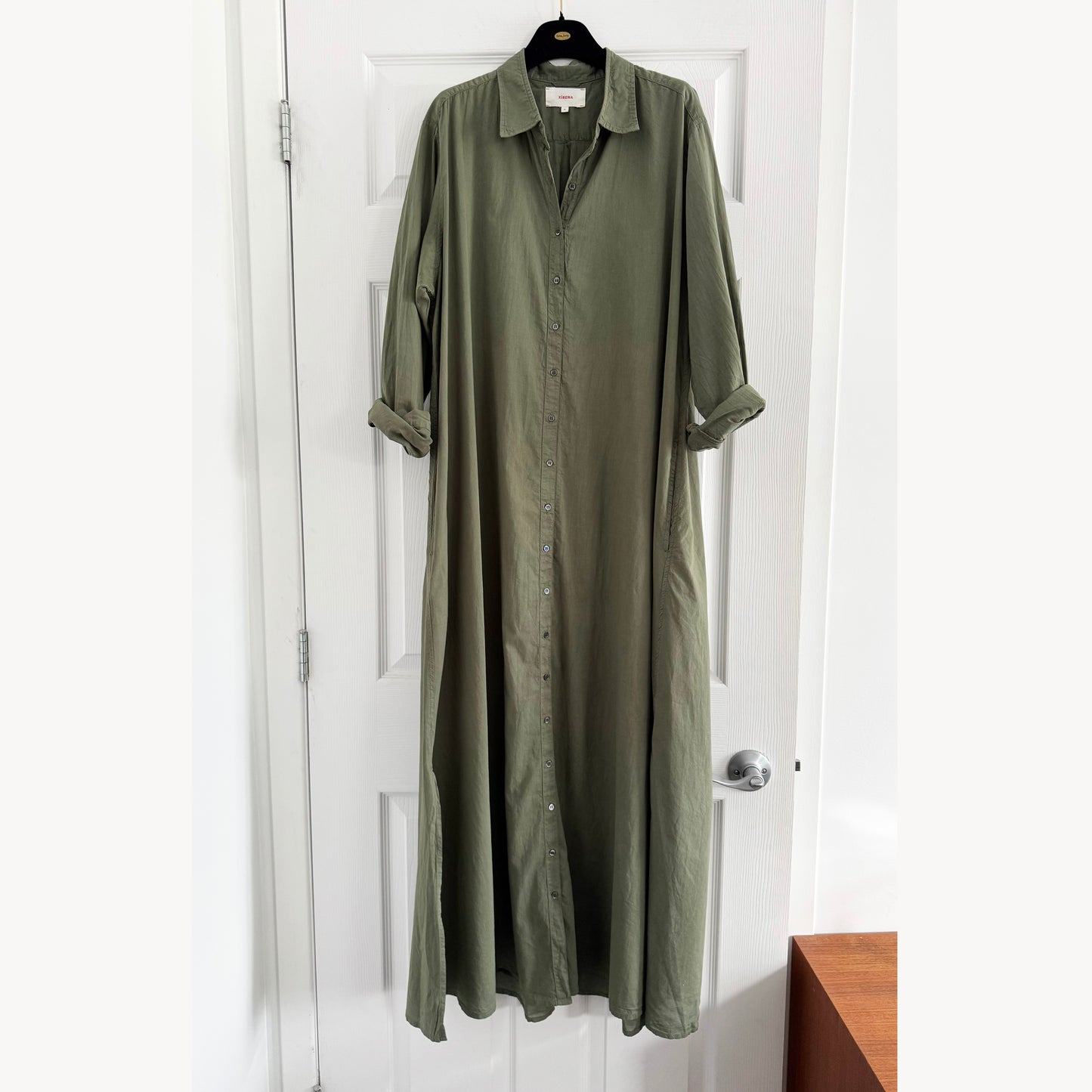 Xirena "Boden" Dress in Dark Sage, size Medium