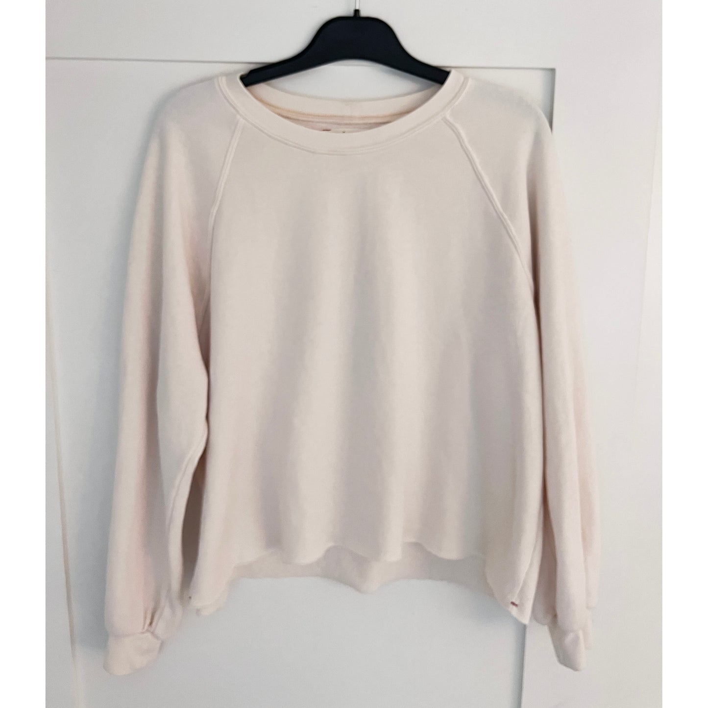 Xirena "Honor" Sweatshirt in Ivory, Size XS