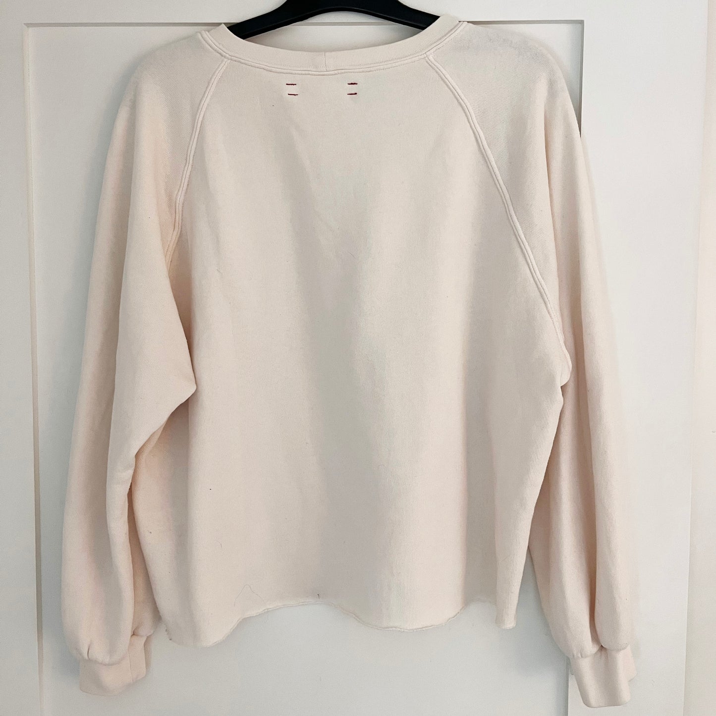 Xirena "Honor" Sweatshirt in Ivory, Size XS