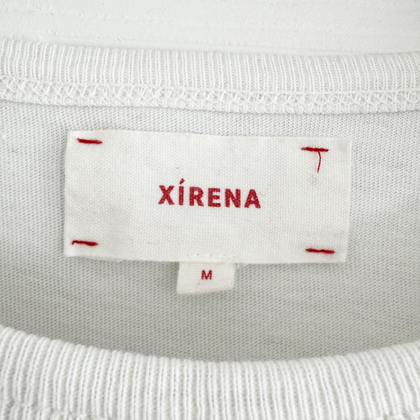 Xirena "Frankie" Long Sleeve Tee Shirt in White, size Medium (fits like Small)