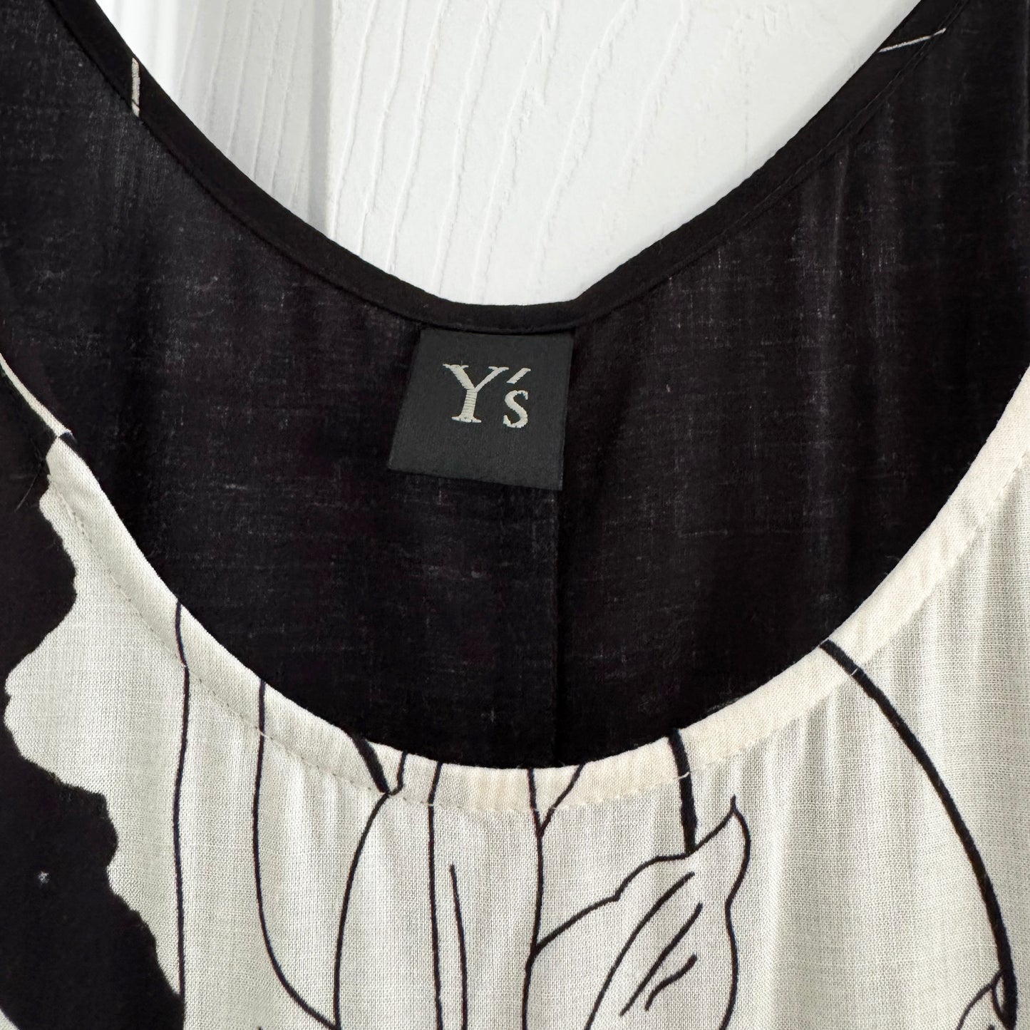 Y’s by Yohji Yamamoto Floral print dress, Size "2" (Size Medium)