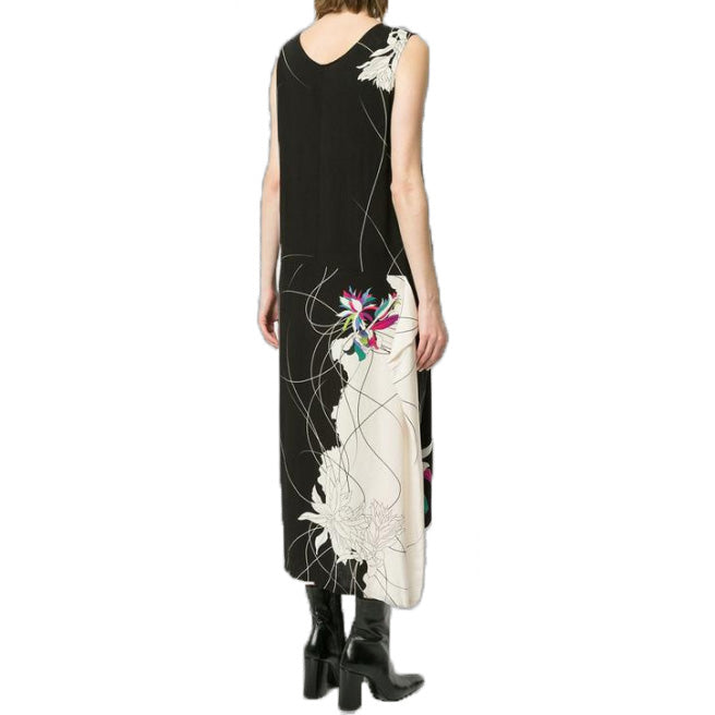 Y’s by Yohji Yamamoto Floral print dress, Size "2" (Size Medium)