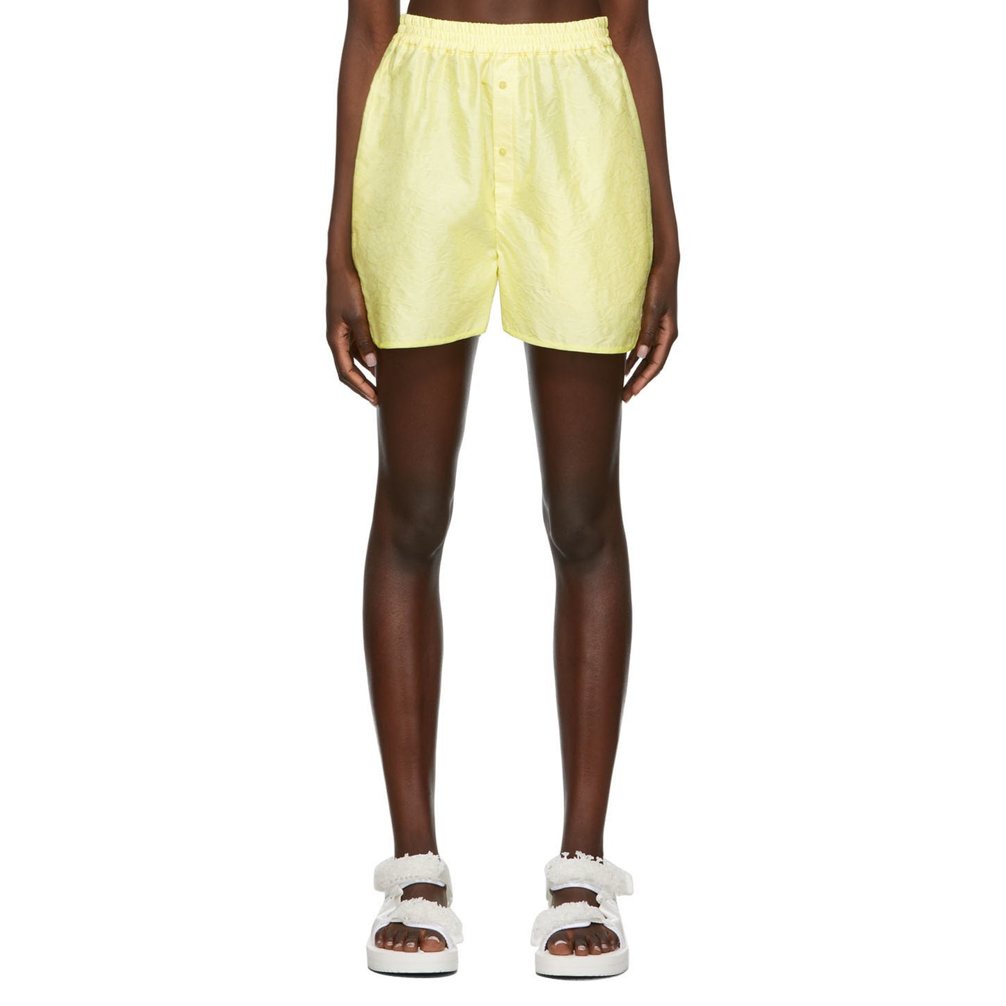 Cecilie Bahnsen "Nivi" Shorts in Yellow, size 4US/8UK ** AS IS **