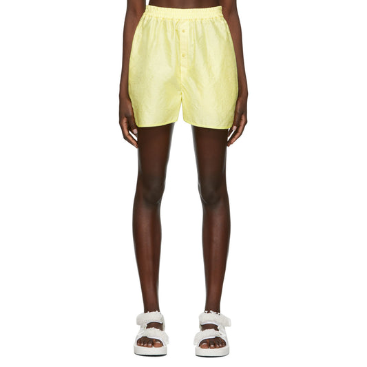 Cecilie Bahnsen "Nivi" Shorts in Yellow, size 4US/8UK ** AS IS **