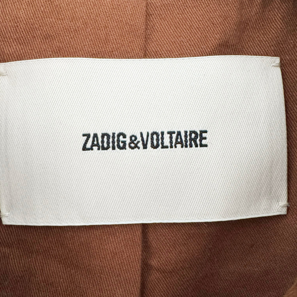 Zadig & Voltaire "Lessa" Suede Jacket in Brown, size Large