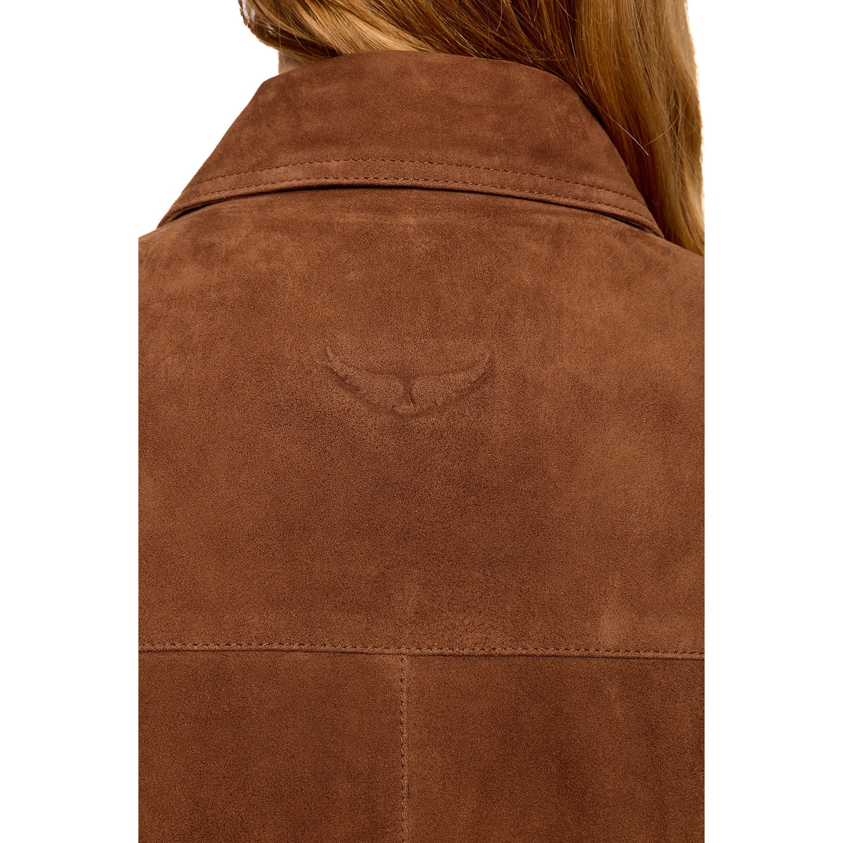 Zadig & Voltaire "Lessa" Suede Jacket in Brown, size Large