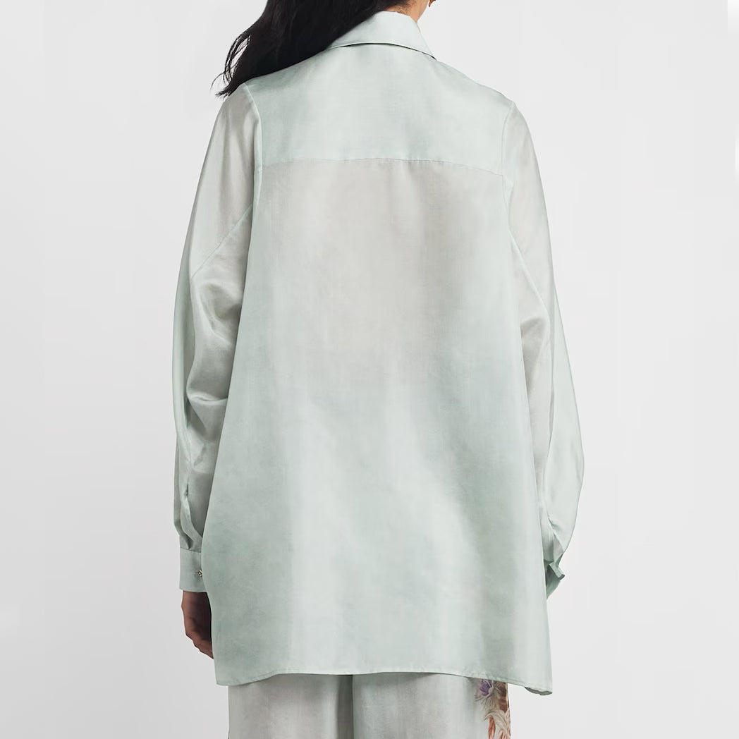 Zimmermann "Coco" Printed Silk Tunic, size 1 (size small)