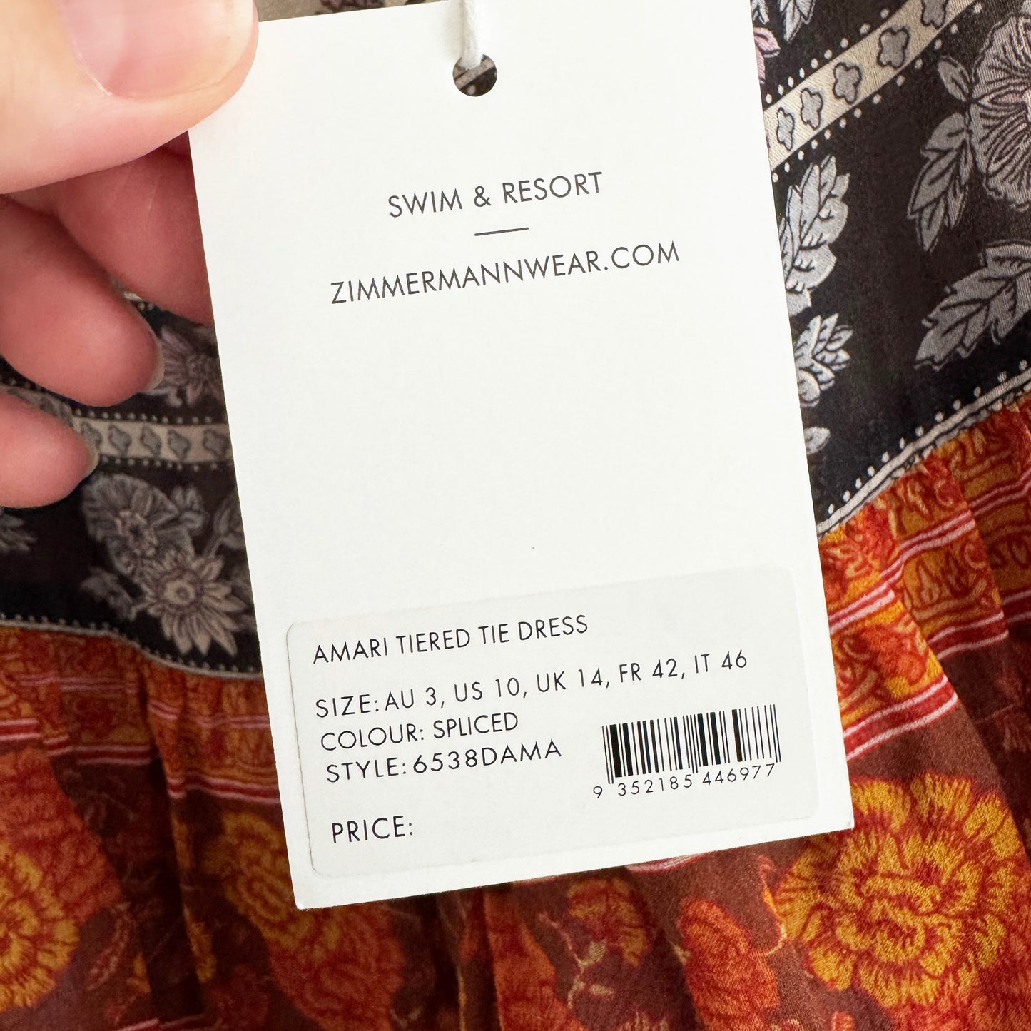 Jupe Zimmermann « Amari », taille « 0 » (convient comme XXS/XS)